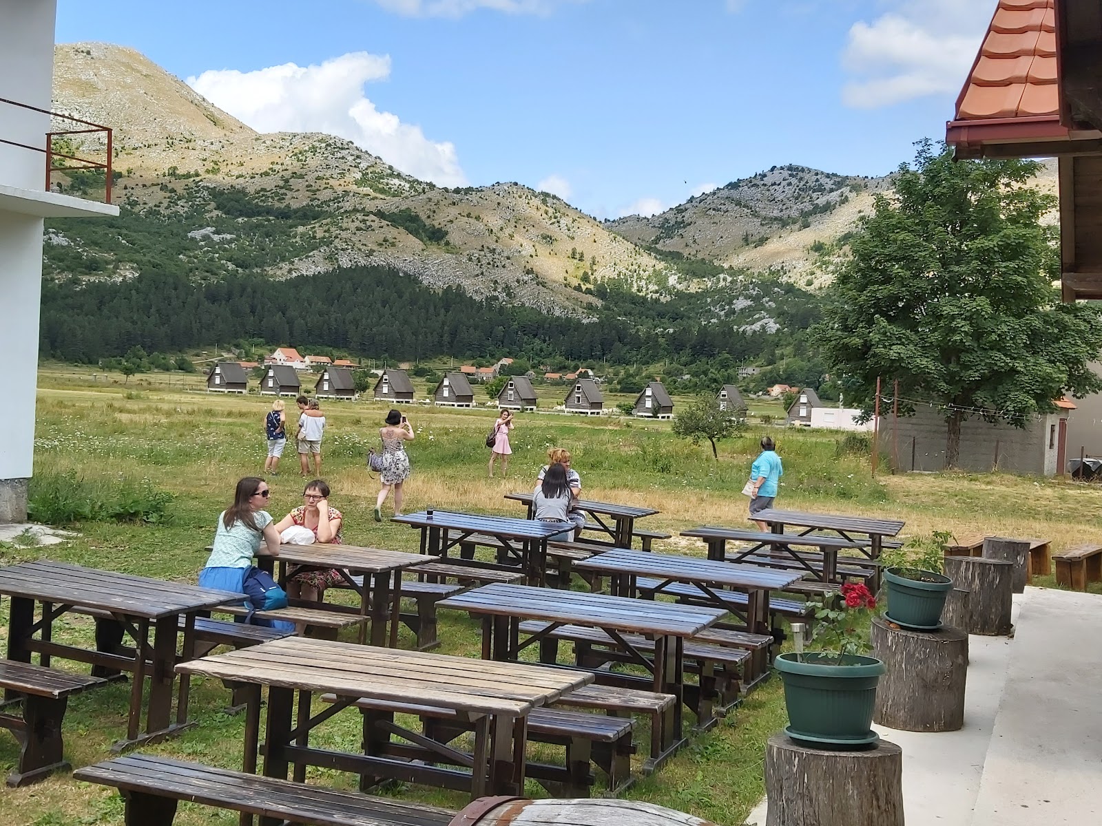 Outdoor seating